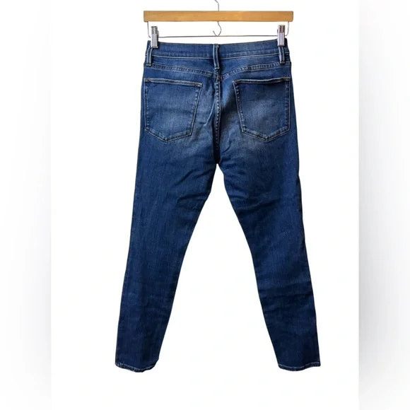 FRAME | denim blue jeans le high skinny 27 - Picture 2 of 6